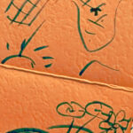 rough storyboard drawings against a warm yellow background